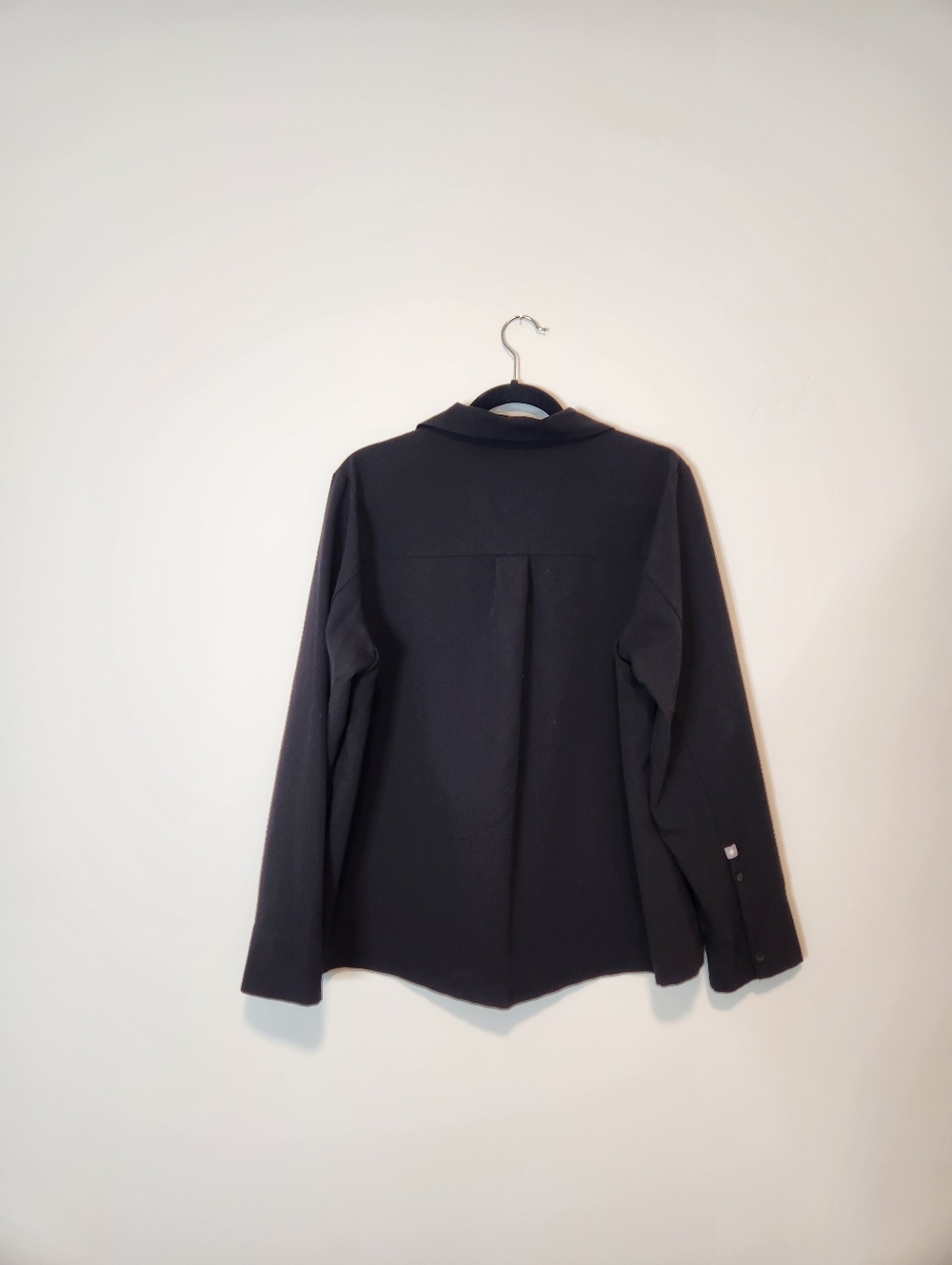 Figs Nala Scrub Polo Long Sleeve Black Technical collection Size XL - Picture 3 of 7